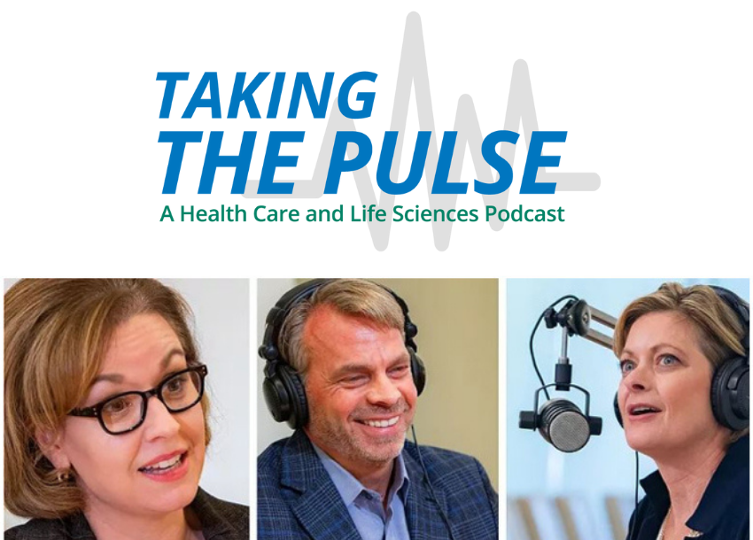 Photo of Taking the Pulse: A Health Care and Life Sciences Podcast - Episode 110: Meg Kinnard and Vickie Eslinger