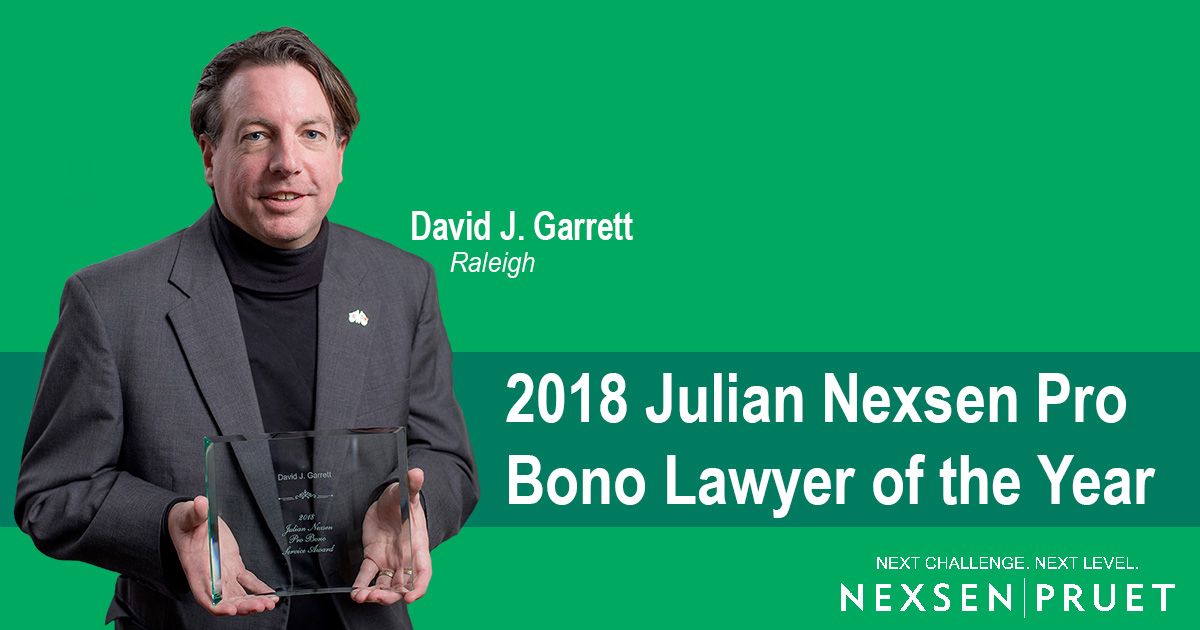 Pro Bono - Garrett AWARD
